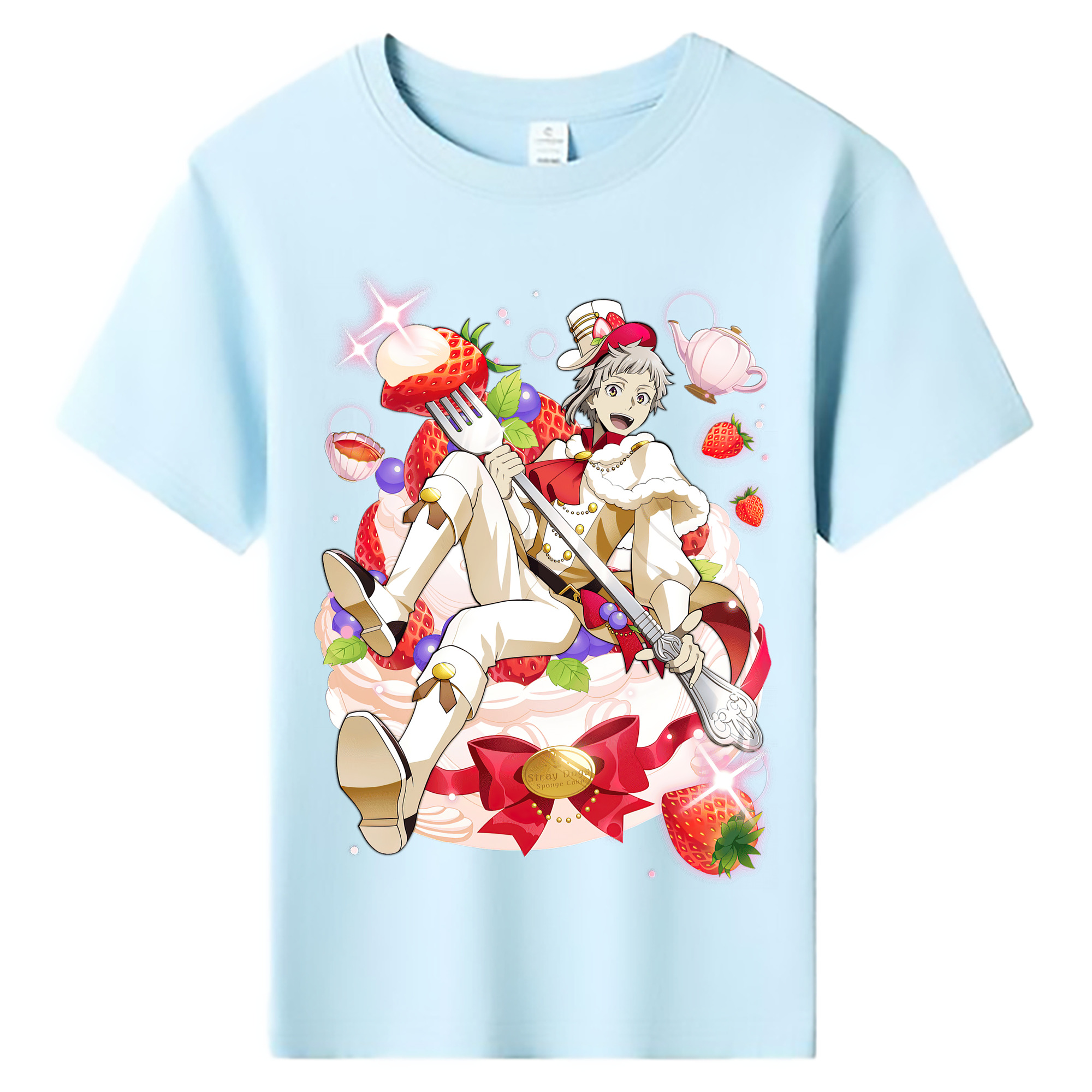 （画像用） 文豪ストレイドッグス Bungo Stray Dogs 綿100％キッズTシャツ（フロントプリント）
